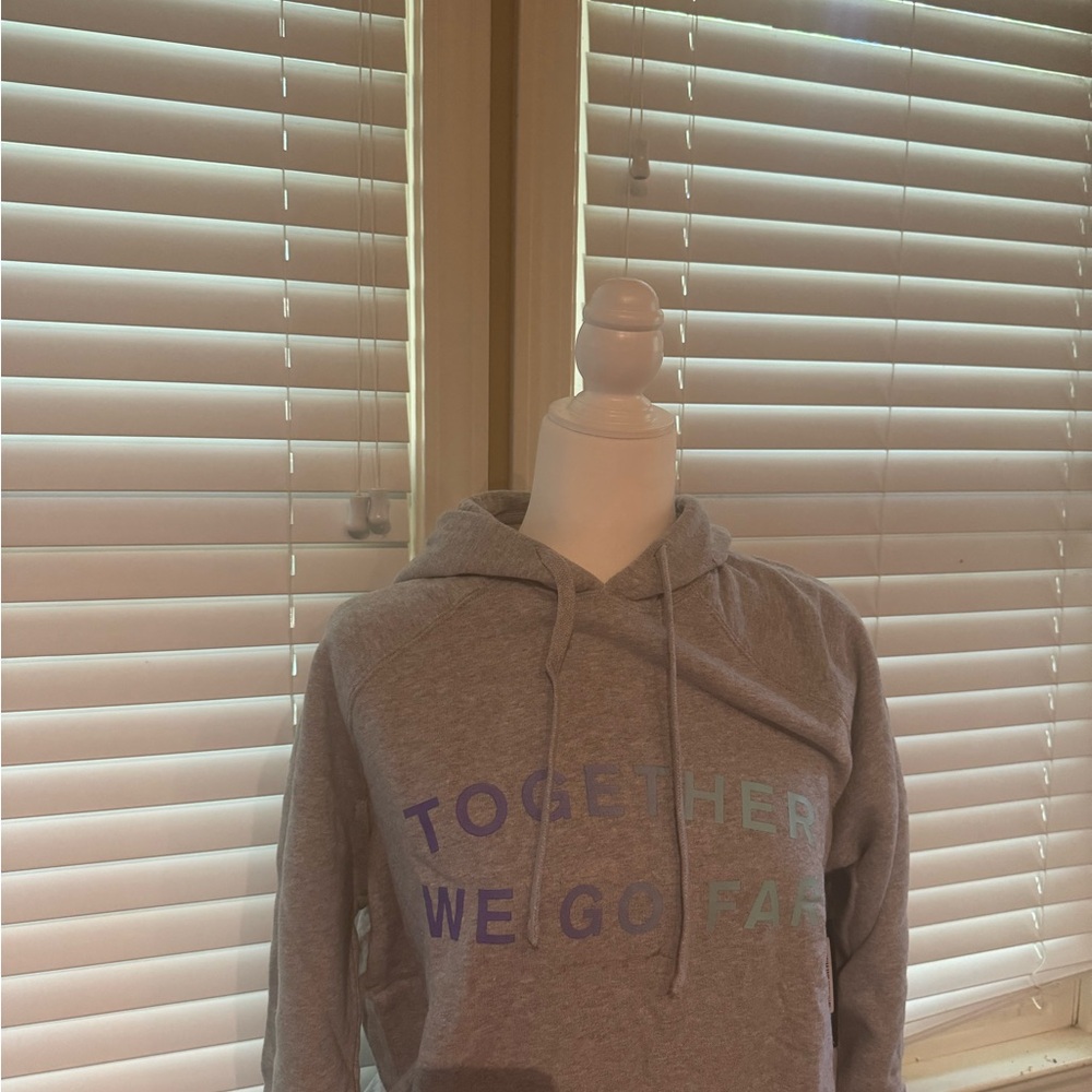 Peloton Hoodie Womens Together We Go Far Size: M New With Tags Sealed in Plastic